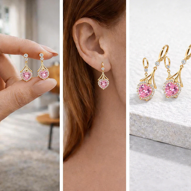 (🎉LAST DAY SALE – 80% OFF 🔥) 👩⚕️ CZTICLE® Lymphvity Magnet Therapy Germanium Earrings (Worn once daily, visible changes in 7 days) Supports weight loss, diabetes management, sleep apnea, and joint pain relief 🍃