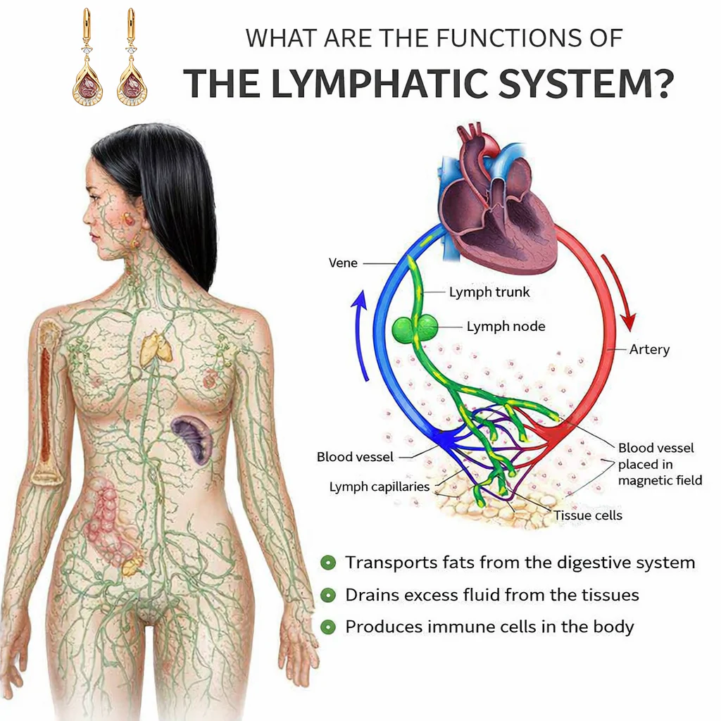 (๐LAST DAY SALE โ 80% OFF ๐ฅ) ๐ฉโโ๏ธ CZTICLEยฎ Lymphvity Magnet Therapy Germanium Earrings (Worn once daily, visible changes in 7 days) Supports weight loss, diabetes management, sleep apnea, and joint pain relief ๐ - Image 13