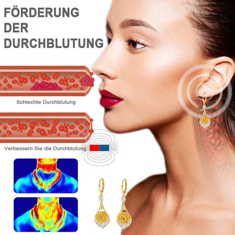 👩‍⚕️ (LAST DAY SALE – 80% OFF 🔥) CZTICLE® Lymphvity Magnetherapy Germanium Earrings (Worn once daily, visible results in 7 days) Supports weight loss, diabetes management, sleep apnea relief, and joint pain relief 🍃 - Image 5