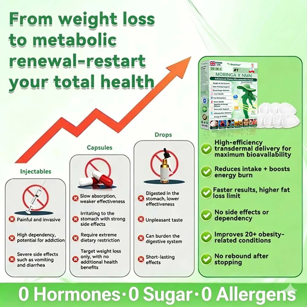 🫒🫒  𝑶𝒇𝒇𝒊𝒄𝒊𝒂𝒍 𝑺𝒕𝒐𝒓𝒆  |  Healrize®🎁🎁 𝑴𝒐𝒓𝒊𝒏𝒈𝒂 & 𝑩𝒆𝒓𝒃𝒆𝒓𝒊𝒏𝒆 20-𝑰𝑵-1 𝑨𝒅𝒗𝒂𝒏𝒄𝒆𝒅 𝑵𝒂𝒏𝒐 𝑴𝒊𝒄𝒓𝒐𝒏𝒆𝒆𝒅𝒍𝒆 𝑷𝒂𝒕𝒄𝒉 (𝐎𝐧𝐜𝐞 𝐃𝐚𝐢𝐥𝐲, 𝐯𝐢𝐬𝐢𝐛𝐥𝐞 𝐜𝐡𝐚𝐧𝐠𝐞𝐬 𝐢𝐧 𝟕 𝐝𝐚𝐲𝐬）✅ 𝐎𝐛𝐞𝐬𝐢𝐭𝐲, 𝐃𝐢𝐚𝐛𝐞𝐭𝐞𝐬, 𝐒𝐥𝐞𝐞𝐩 𝐀𝐩𝐧𝐞𝐚, 𝐀𝐧𝐝 𝐉𝐨𝐢𝐧𝐭 𝐈𝐬𝐬𝐮𝐞𝐬 - Image 17