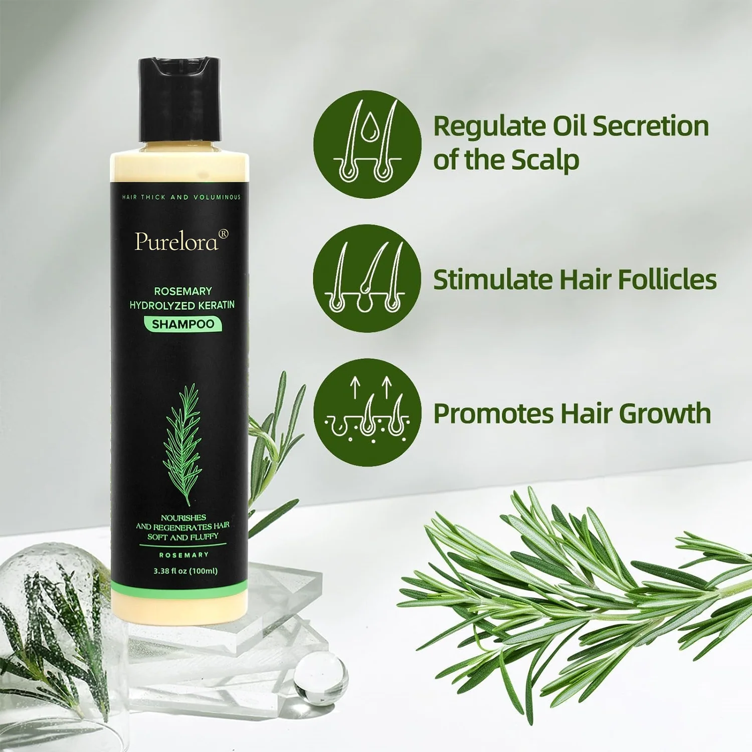 🔥LAST DAY 50% OFF - 🎅Purelora® Organic Rosemary Hair Growth Shampoo - Image 3
