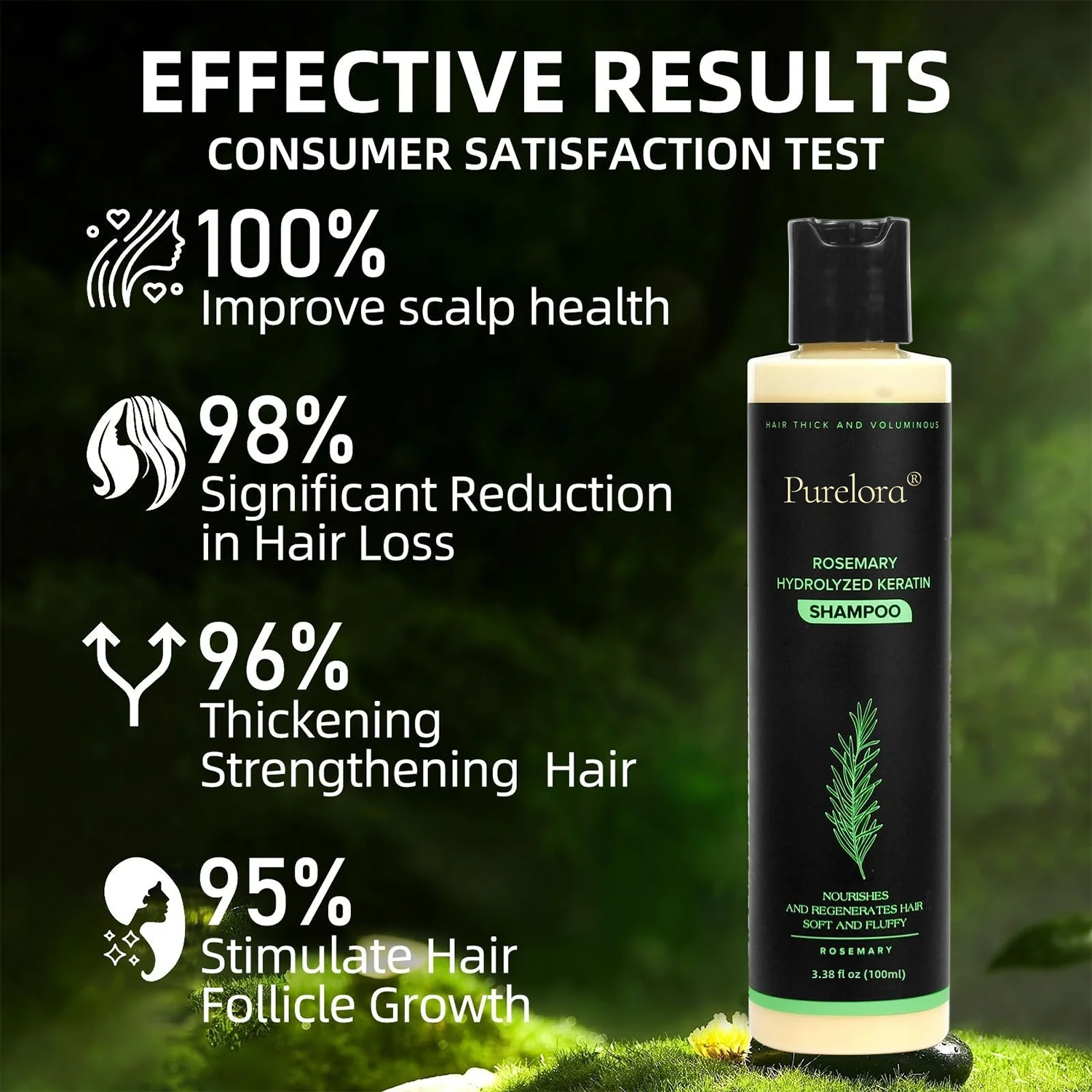 🔥LAST DAY 50% OFF - 🎅Purelora® Organic Rosemary Hair Growth Shampoo - Image 4