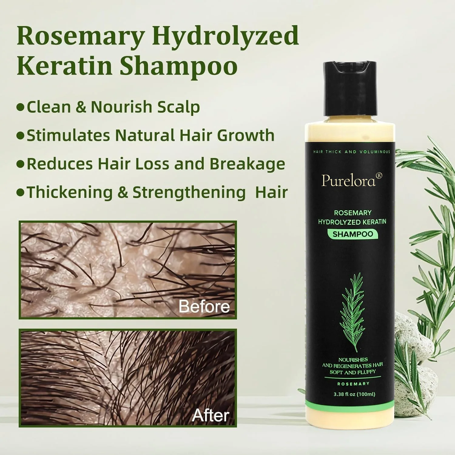 🔥LAST DAY 50% OFF - 🎅Purelora® Organic Rosemary Hair Growth Shampoo - Image 7