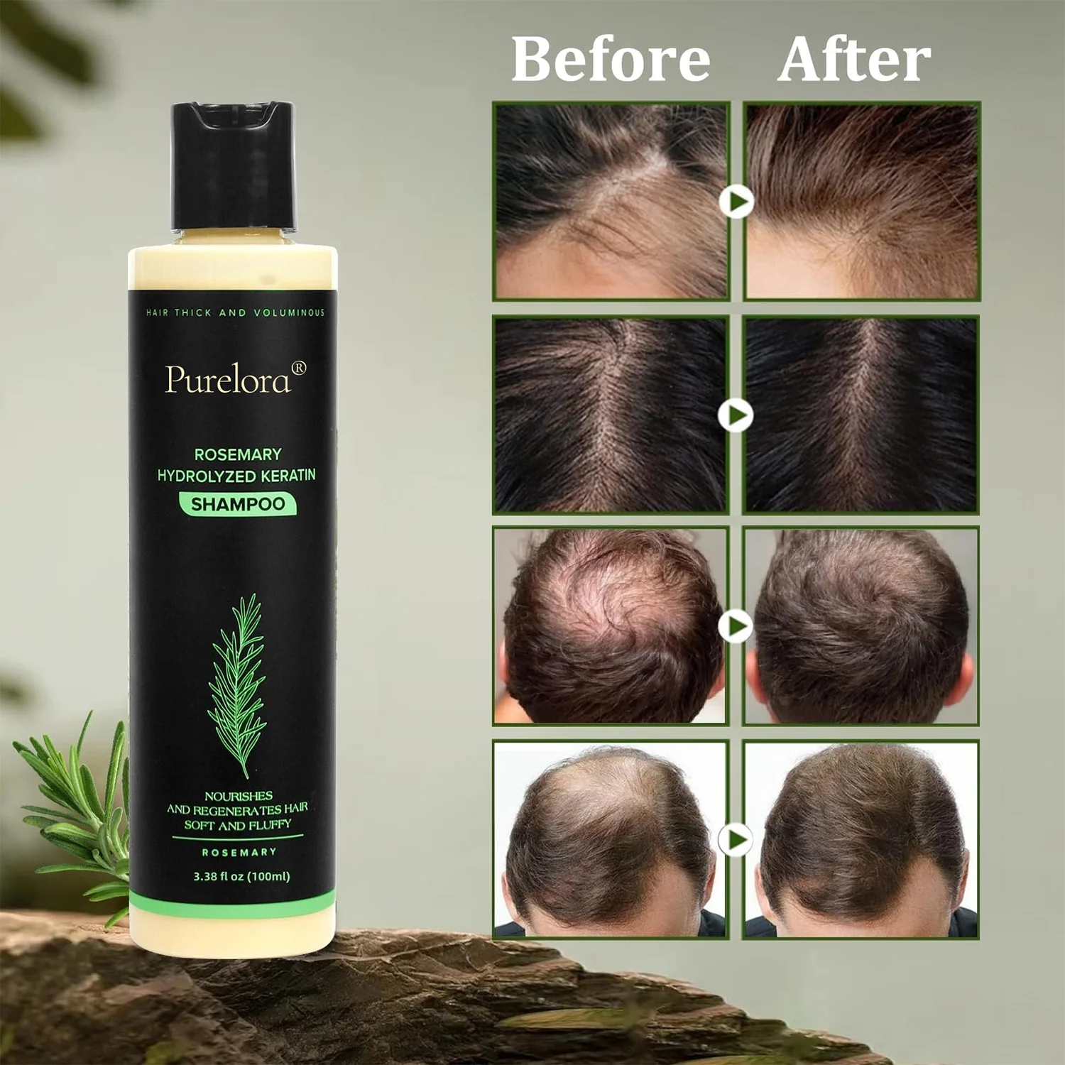 🔥LAST DAY 50% OFF - 🎅Purelora® Organic Rosemary Hair Growth Shampoo - Image 8