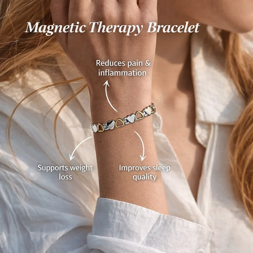 ๐ฌ๐ง๐๐๐๐๐๐๐ยฎ๐ฅ Magnetic Health Bracelet for Relaxation,๐ฅ Better Sleep & Inner Balance - Image 2