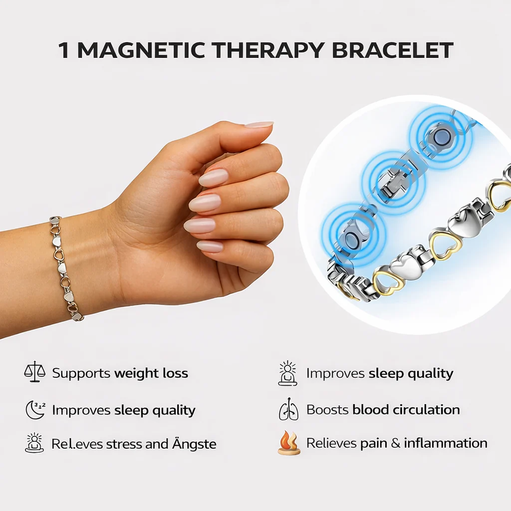 ๐ฌ๐ง๐๐๐๐๐๐๐ยฎ๐ฅ Magnetic Health Bracelet for Relaxation,๐ฅ Better Sleep & Inner Balance - Image 7